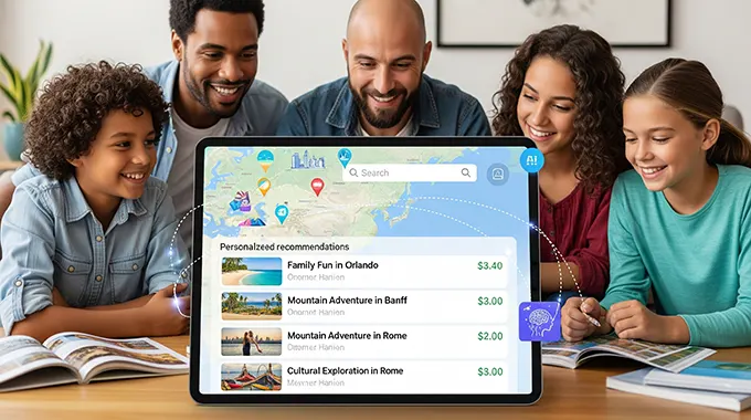 AI Travel Recommendations for Booking a Family Vacation